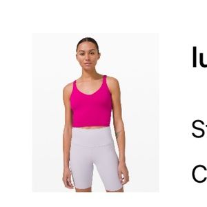 RIPENED RASPBERRY ALIGN TANK LULULEMON